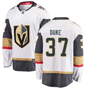 Kinder Vegas Golden Knights Eishockey Trikot Reid Duke #37 Breakaway Weiß Fanatics Branded Auswärts